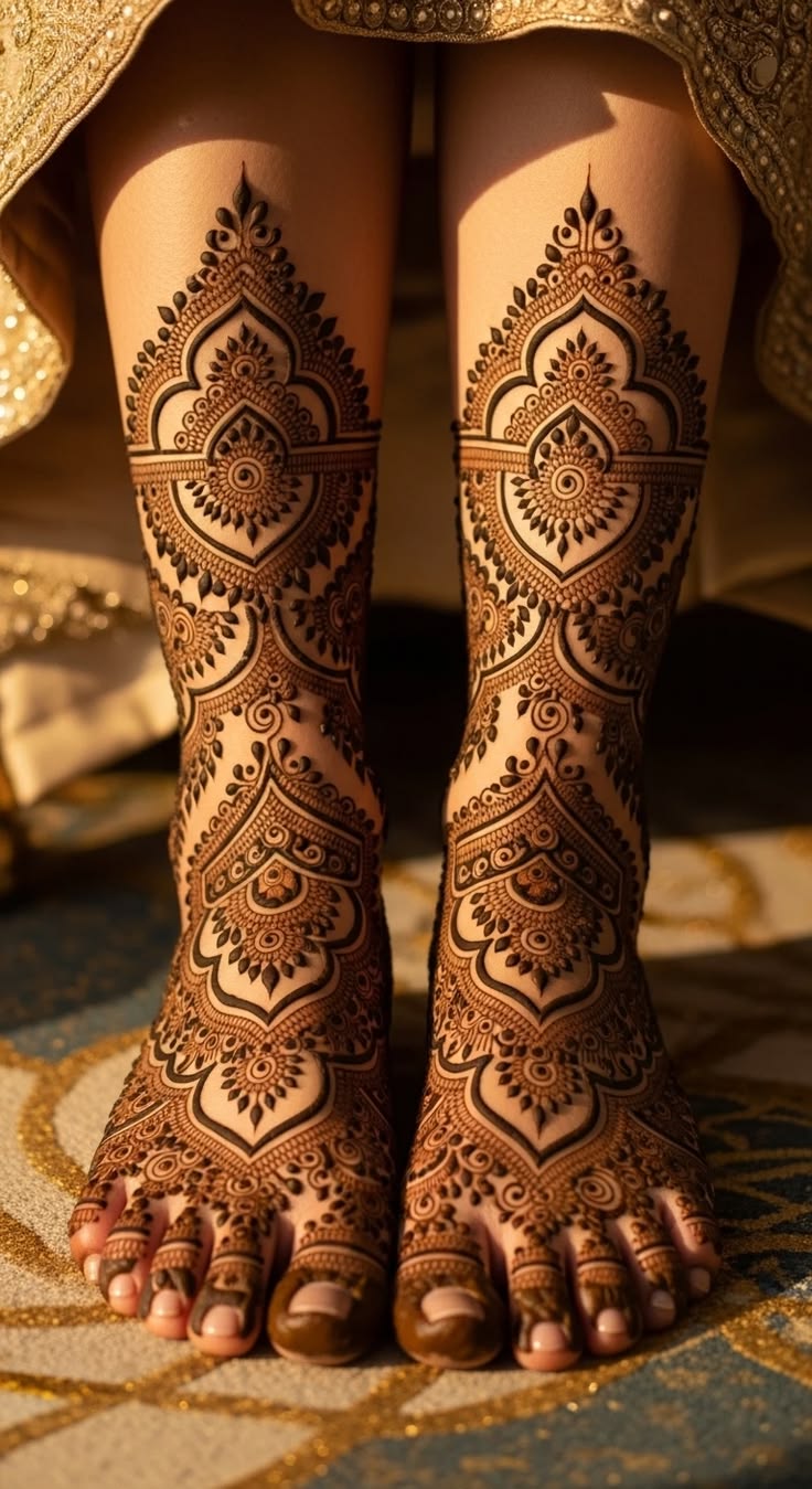 Full Hand + Full Feet Bridal Mehndi